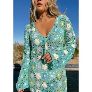 Show Me Your MuMu Crochet Swim Coverup